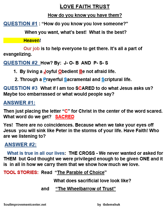 Love Faith Trust